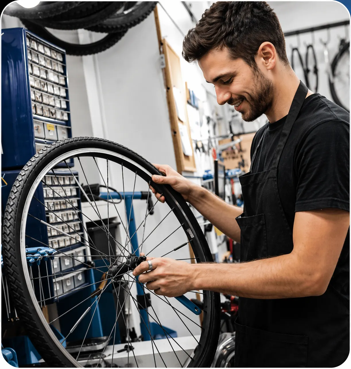 Formación práctica de mecánica de bicicletas
